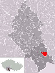 Petříkov - Carte