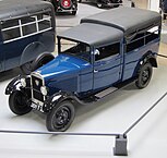 During the early 1930s, panel van and light truck versions were also produced.