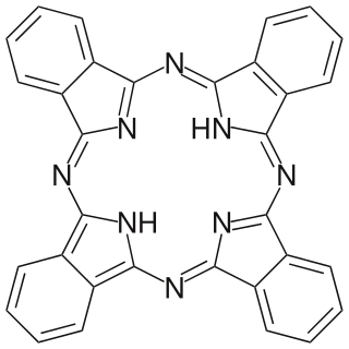 <span class="mw-page-title-main">Phthalocyanine</span> Chemical compound