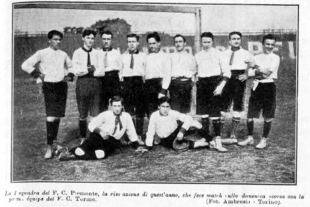 Il Piemonte Campione Italiano di Seconda Categoria 1908.