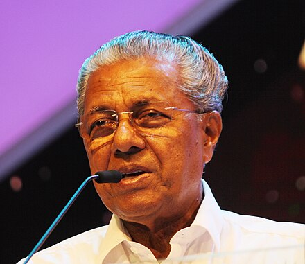Pinarayi Vijayan, Chief Minister of Kerala.