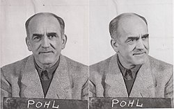 Oswald Pohl i amerikansk fångenskap.