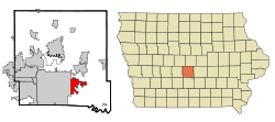 Vị trí trong Quận Polk, Iowa