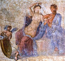 Mars, Venus and Cupid in Cubiculum (29) Pompeii - Casa de Sallustio - Mars and Venus - MAN.jpg