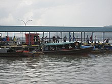 A pompong boat at Batam Island, near Tanjung Pinang Pompong boat at Batam island.JPG