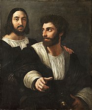 Raphaël Autoportrait avec un ami, c.1519