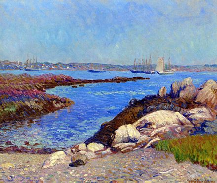 Portsmouth Harbor, New Hampshire by William James Glackens (1909)