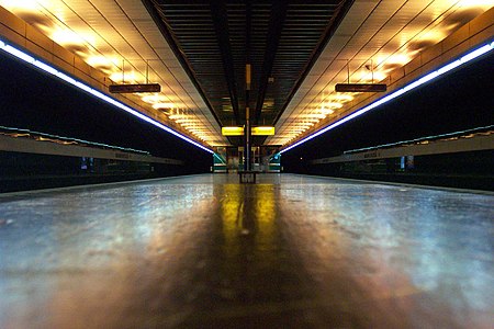 Praha, Radlická, metro