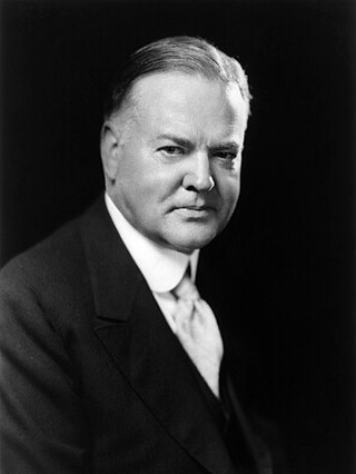 <span class="mw-page-title-main">Herbert Hoover</span> President of the United States from 1929 to 1933