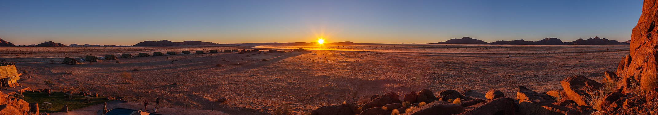 Sunrise, Namib Desert, Namibia.