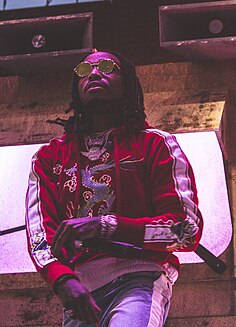 Quavo, uno dei tre membri del gruppo