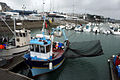 Bateau de pêche dans le port de Quiberon