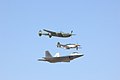 Heritage flight in formation