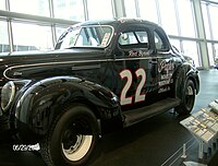 Byron's vehicle in the NASCAR Hall of Fame