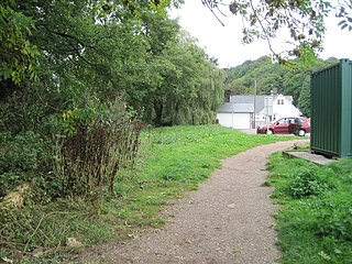 <span class="mw-page-title-main">Redbrook on Wye railway station</span> Former railway station in Gloucestershire, England