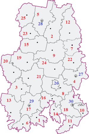 Административно-териториално деление на Удмуртия