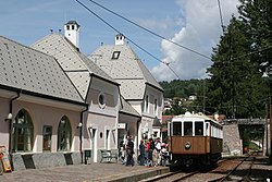 Stanice Rittenské dráhy v Klobensteinu