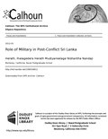 Thumbnail for File:Role of Military in Post-Conflict Sri Lanka (IA roleofmilitaryin109456812).pdf