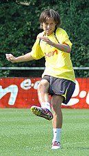 Rosický in allenamento con il Borussia Dortmund nel 2006.