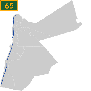 <span class="mw-page-title-main">Highway 65 (Jordan)</span> Road in Jordan