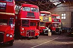 Routemaster Heritage Trust open day, Twickenham bus garage, 1993.jpg