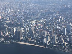 Roxas Boulevard, Ermita from air