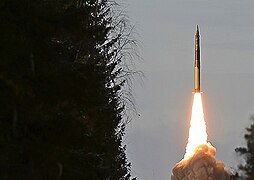 Russian Intercontinental Ballistic Missile launched from Plesetsk.jpg