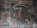Església de St Pere i St Pau, interior: fresc de la Madonna della conigliera