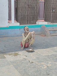 Saadhu (priest) at Janaki Mandir complex