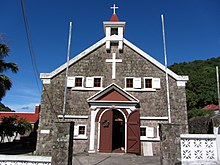 Iglesia católica del Sagrado Corazón en Saba