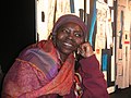 Safi Faye (1943-2023), Senegalese film director, anthropologist, ethnologist and feminist, 2004.