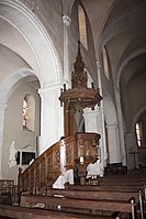 Chaire de l'église Notre Dame.