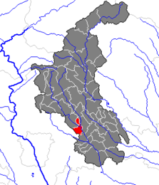Localização dentro do distrito de Weiz