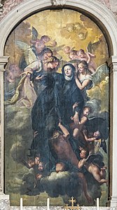 Santa Giustina (Padua) - Ecstasy of St. Gertrude by Pietro Liberi.jpg