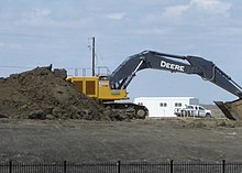 Hampton Village in the midst of construction