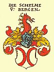 Wappen der Schelme von Bergen (Siebmacher-Wappenbuch, 1605)