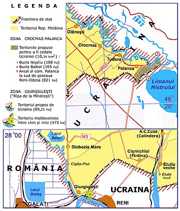 Территориальный спор между Молдавией и Украиной