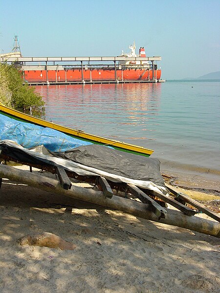 File:Seashore and Port Infrastructure at Sao Francisco do Sul - Brazil.jpg