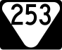 Marker de traseu de stat 253