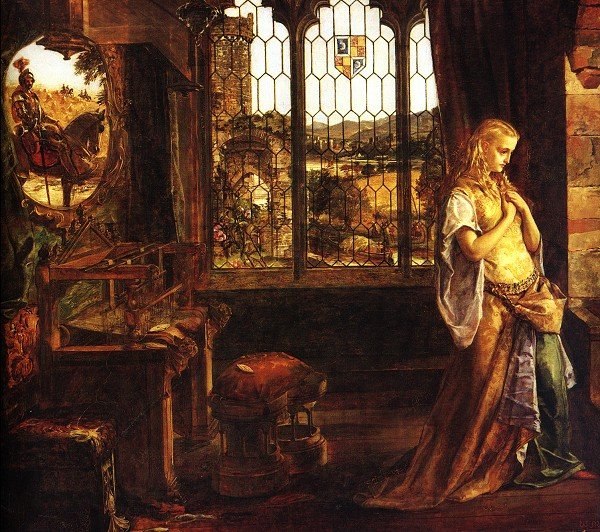 William Maw Egley, The Lady of Shalott, 1858