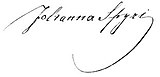 Signature Johanna Spyri.JPG