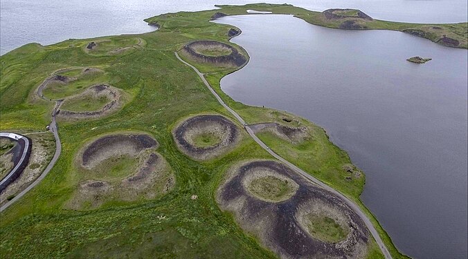 Pseudo-cratères de Skútustaðir