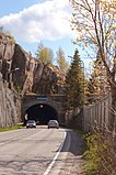 Nord-innslaget til tunnelen. Foto: Peter Fiskerstrand