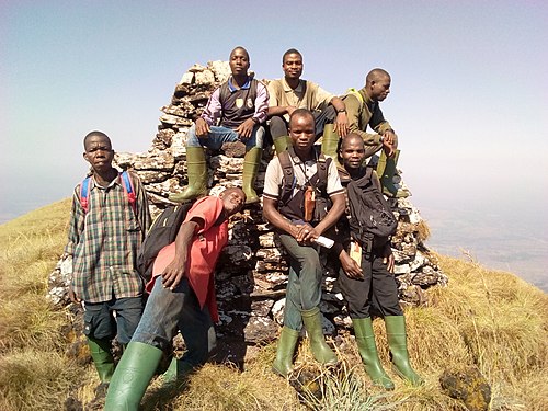 Conservateurs de la réserve des monts nimba Photograph: Gnan MAMY