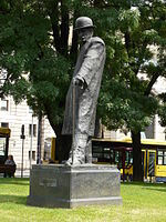 Nušić Monument in Belgrade.