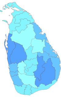 <span class="mw-page-title-main">Districts of Sri Lanka</span> Administrative division in Sri Lanka