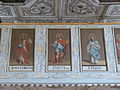 Gemälde der Emporenbrüstung mit Jesus, Vitus und Maria