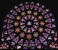 Rosone del transetto nord della chiesa abbaziale di Saint-Denis di Parigi