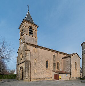 St Michael church in St-Michel-Loubejou (2).jpg