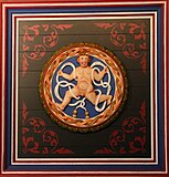 Renaissance putto on the ceiling of Stirling Castle (Stirling, Scotland)